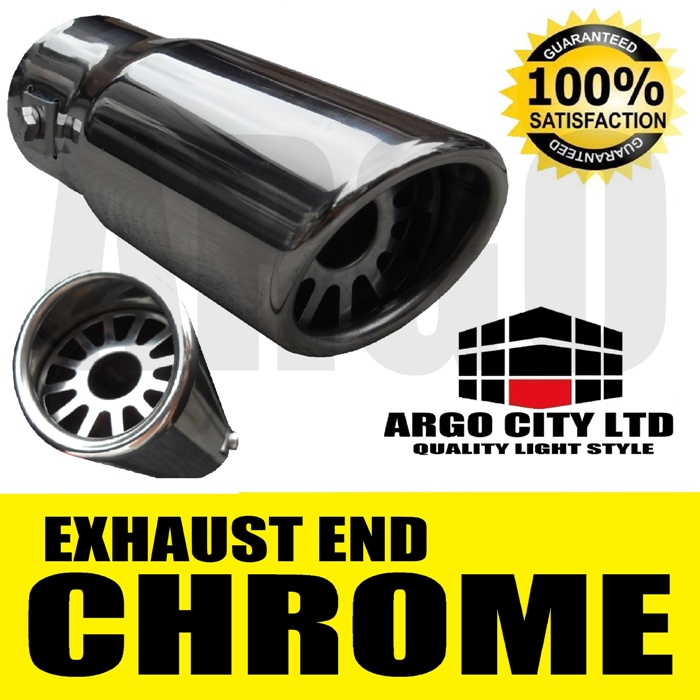 Chrome Exhaust Tip Cover Tail Pipe Sleeve eBay